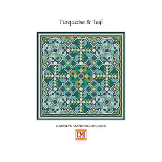 Turquoise & Teal - CM Designs (Stickvorlage)