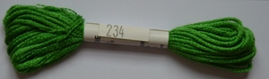 Soie dAlger Seidenstickgarn - Farbe 234 gelbgrün
