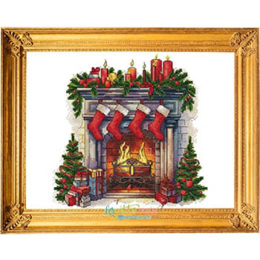 At The Fireside - Les Petites Croix De Lucie (Stickvorlage)