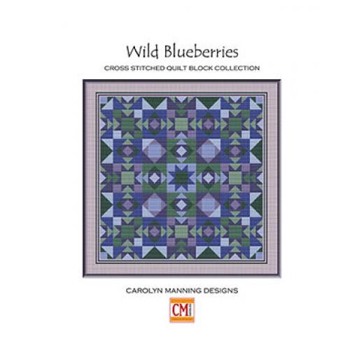 Stickvorlage CM Designs - Wild Blueberries