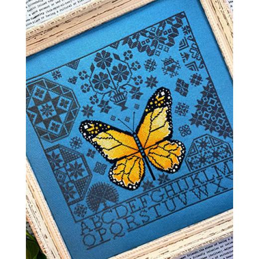 Stickvorlage Yasmins Made With Love - Monarch Butterfly
