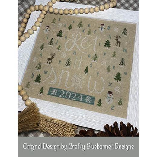 Stickvorlage Crafty Bluebonnet Designs - Let It Snow Sampler