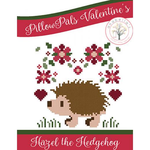 Stickvorlage Anabellas - Hazel The Hedgehog - Pillow Pals Valentines