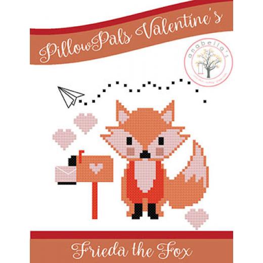 Stickvorlage Anabellas - Frieda The Fox - Pillow Pals Valentines