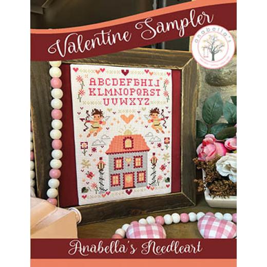 Stickvorlage Anabellas - Valentine Sampler