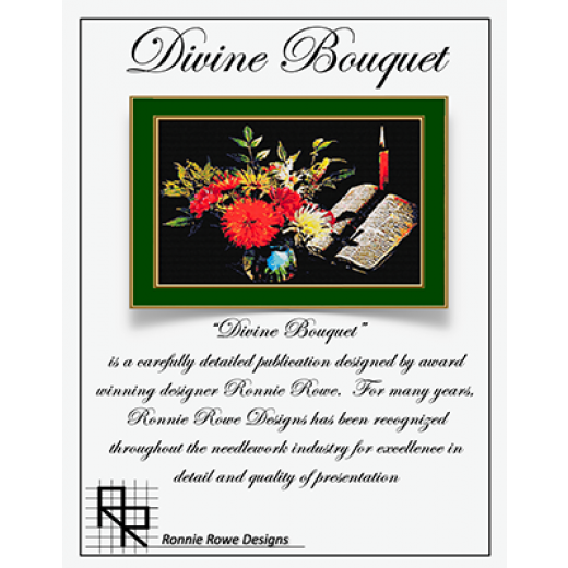 Stickvorlage Ronnie Rowe Designs - Divine Bouquet