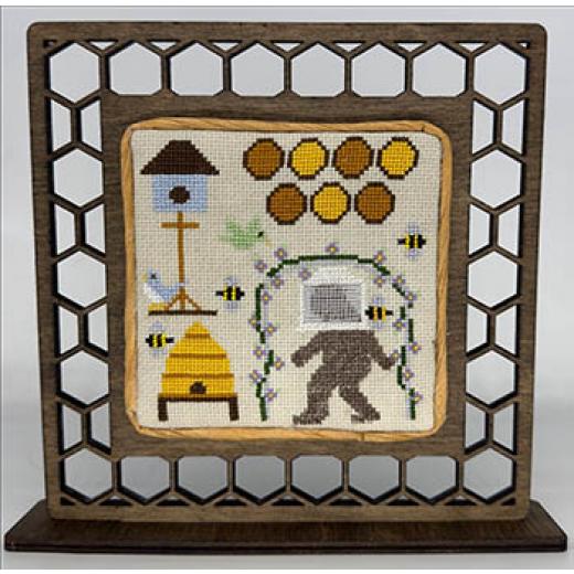 Stickvorlage SamBrie Stitches Designs - Beekeeper Bigfoot