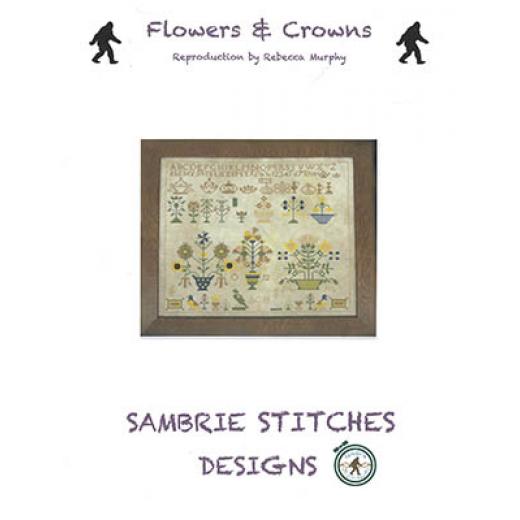 Stickvorlage SamBrie Stitches Designs - Flowers & Crowns