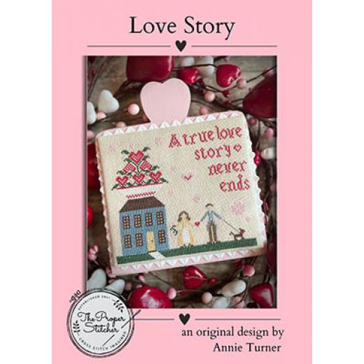 Stickvorlage Proper Stitcher - Love Story