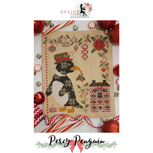 Stickvorlage Quaint Rose Needle Arts - Percy Penguin