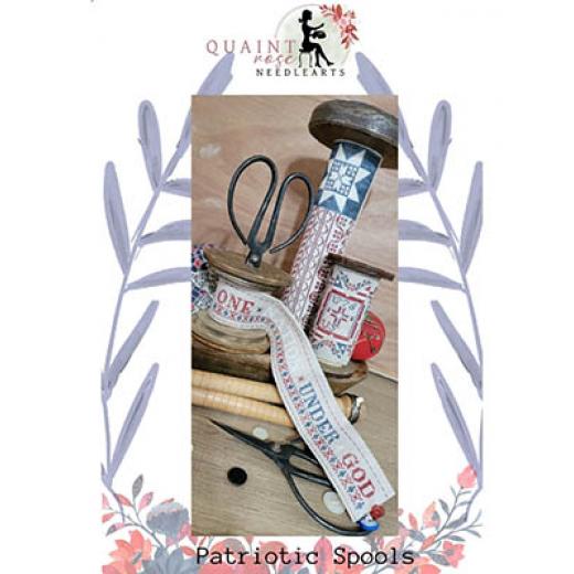 Patriotic Spools - Quaint Rose Needle Arts (Stickvorlage)