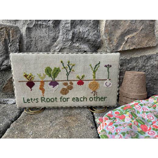 Stickvorlage Rebel Stitcher Designs - Lets Root For Each Other