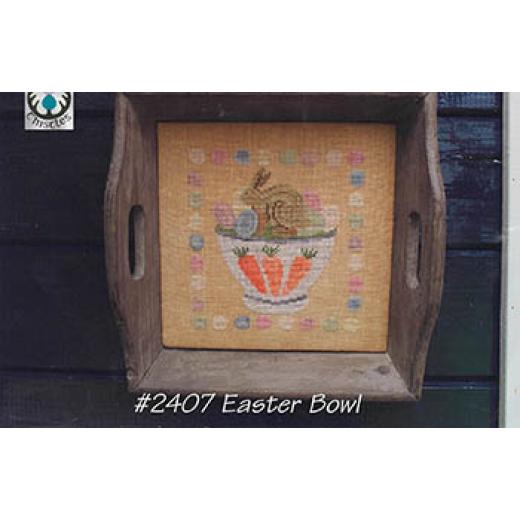 Stickvorlage Thistles - Easter Bowl