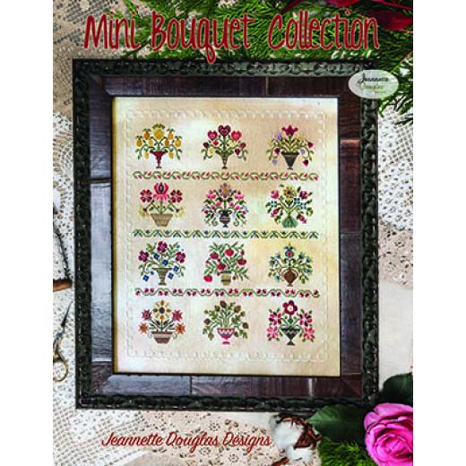 Stickvorlage Jeannette Douglas Designs - Mini Bouquet Booklet