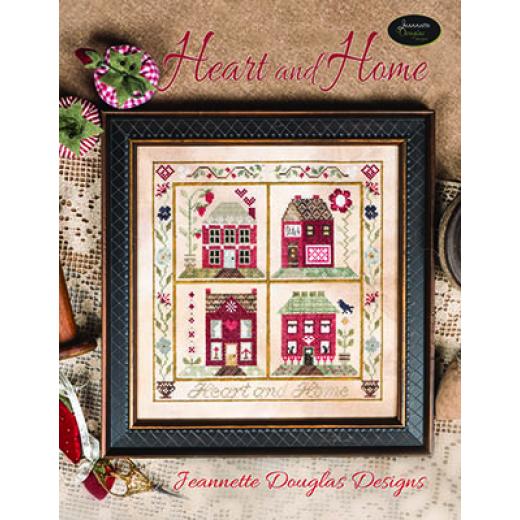 Stickvorlage Jeannette Douglas Designs - Heart And Home