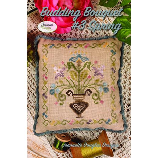 Stickvorlage Jeannette Douglas Designs - Budding Bouquet 3 - Spring
