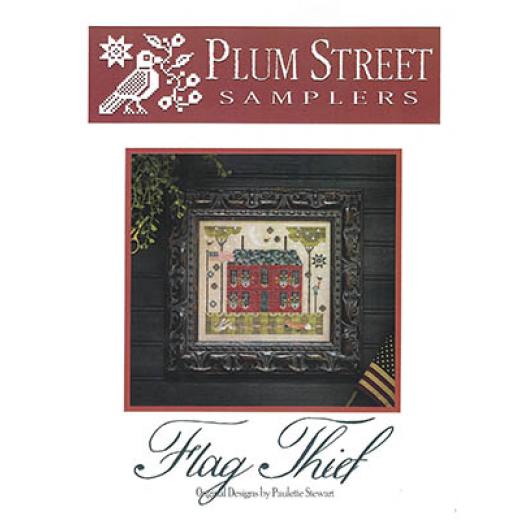 Stickvorlage Plum Street Samplers - Flag Thief