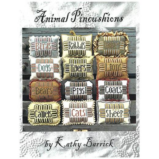 Animal Pincushions - Kathy Barrick (Stickvorlage)