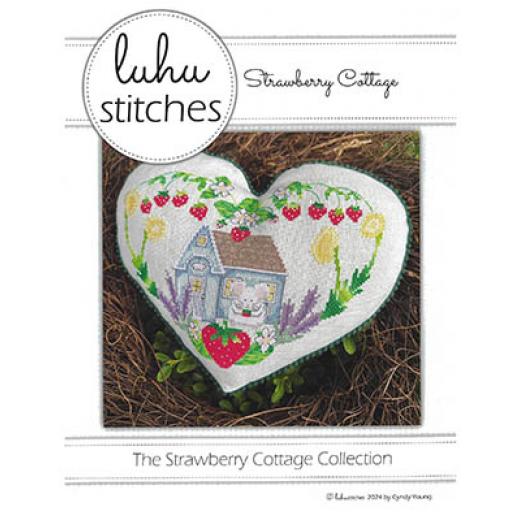 Stickvorlage Luhu Stitches - Strawberry Cottage