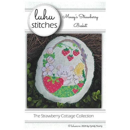 Stickvorlage Luhu Stitches - Mousys Strawberry Basket