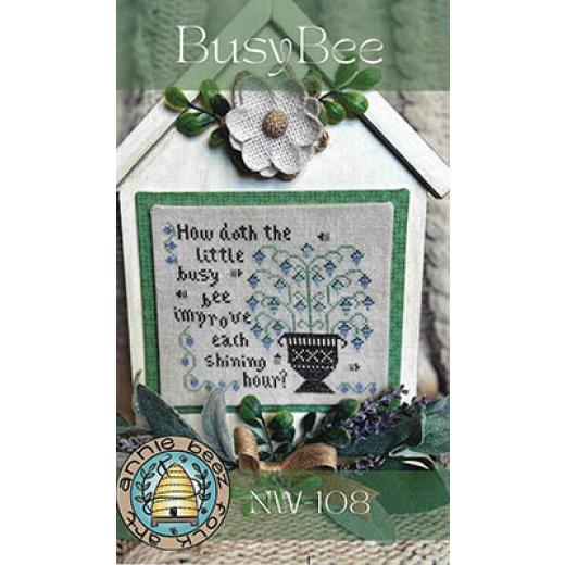 Stickvorlage Annie Beez Folk Art - Busy Bee
