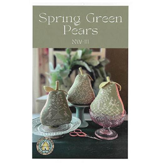 Stickvorlage Annie Beez Folk Art - Spring Green Pears