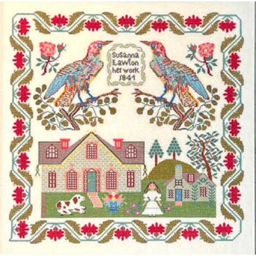 Stickvorlage Queenstown Sampler Designs - Susanna Lawton 1841