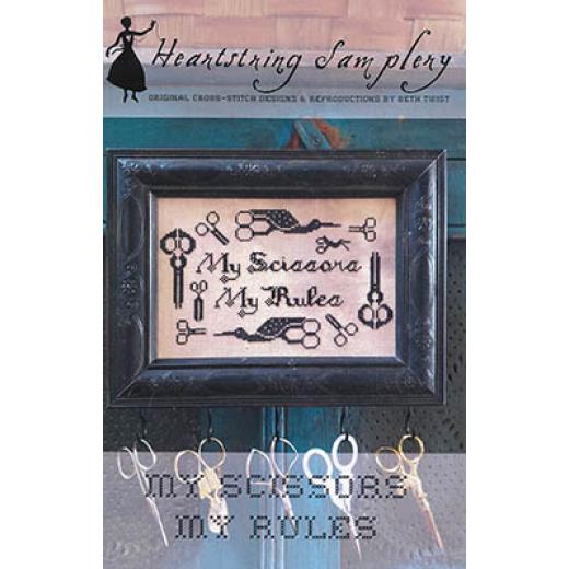 My Scissors My Rules - Heartstring Samplery (Stickvorlage)