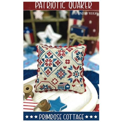 Stickvorlage Primrose Cottage Stitches - Patriotic Quaker