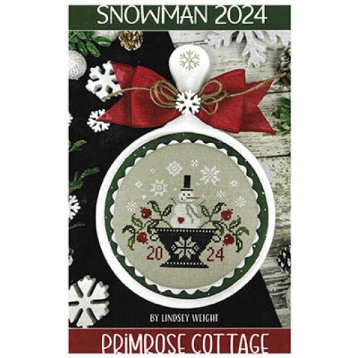 Stickvorlage Primrose Cottage Stitches - Snowman 2024