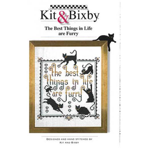 Stickvorlage Kit & Bixby - Best Things In Life Are Furry