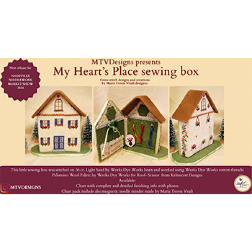 Stickvorlage MTV Designs - My Hearts Place Sewing Box