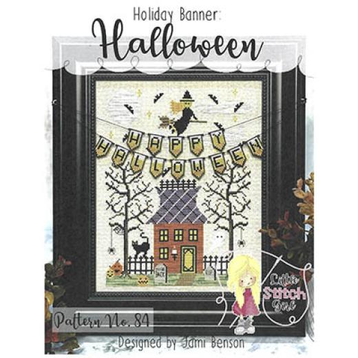 Little Stitch Girl - Halloween Holiday Banner - Ausverkauf