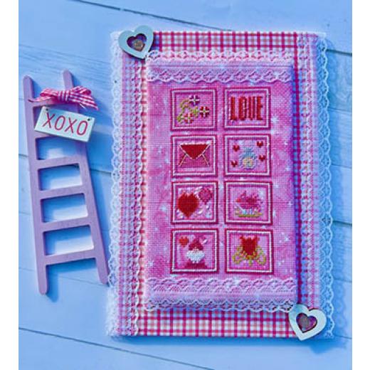 Stickvorlage Pickle Barrel Designs - Valentine Stamp