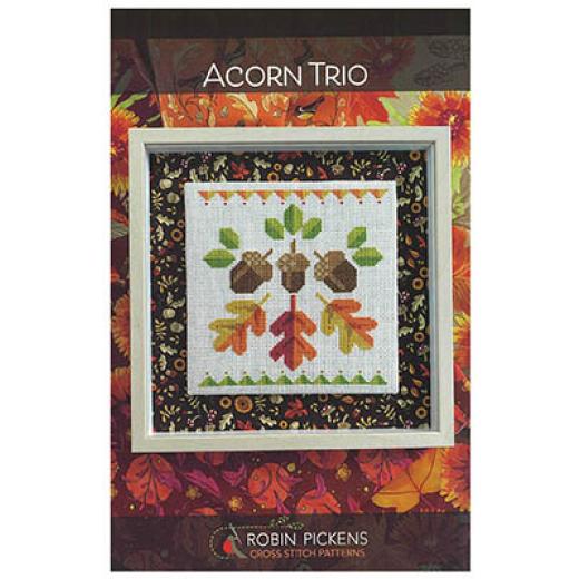 Stickvorlage Robin Pickens INC - Acorn Trio