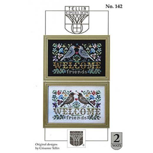 Wildflower Welcome - Tellin Emblem (Stickvorlage)