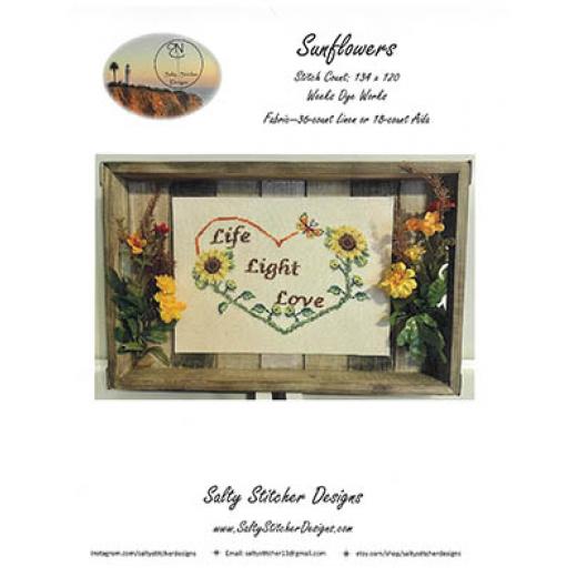 Stickvorlage Salty Stitcher Designs - Sunflowers