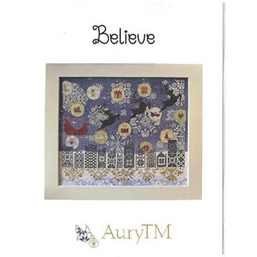 Stickvorlage AuryTM Designs - Believe