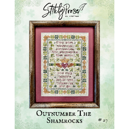 Stickvorlage Stitchy Prose - Outnumber The Shamrocks