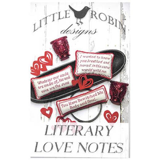 Stickvorlage Little Robin Designs - Literary Love Notes