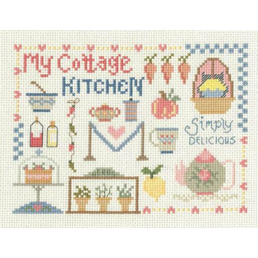 Stickvorlage Imaginating - My Cottage Kitchen