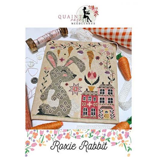 Stickvorlage Quaint Rose Needle Arts - Roxie Rabbit