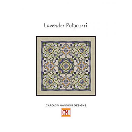 Stickvorlage CM Designs - Lavender Potpourri