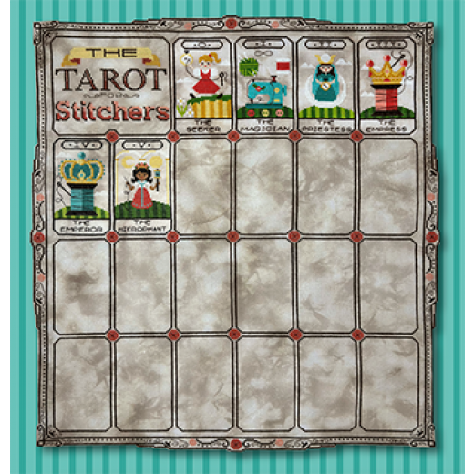 Stickvorlage Tiny Modernist Inc - Tarot For Stitchers 3