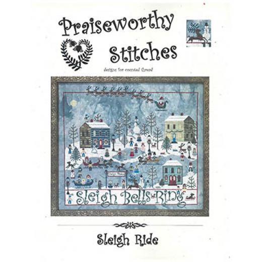 Stickvorlage Praiseworthy Stitches - Sleigh Ride
