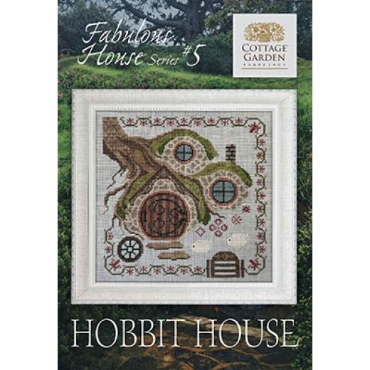 Stickvorlage Cottage Garden Samplings - Fabulous House Series 5 - Hobbit House