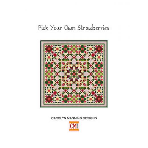 Stickvorlage CM Designs - Pick Your Own Strawberries