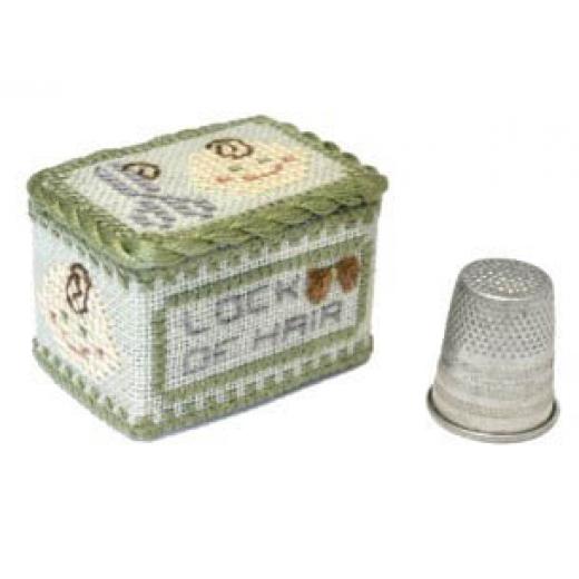 Lock Of Hair Keepsake Box - Noteworthy Needle (Stickvorlage)