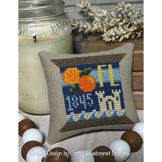 Stickvorlage Crafty Bluebonnet Designs - Florida State Spool