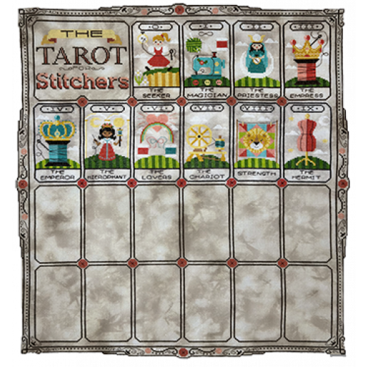 Stickvorlage Tiny Modernist Inc - Tarot For Stitchers 5